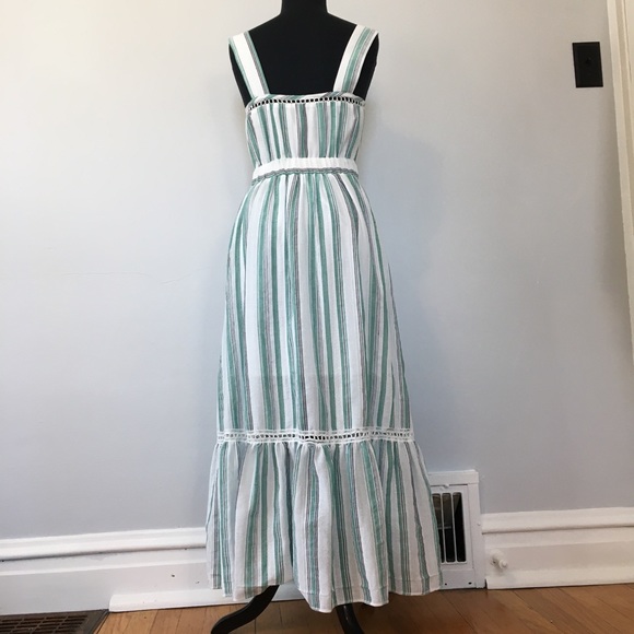 Cameron White Stripe Maxi Dress - Eva Mendes Collection for New York & Co, XS - Picture 4 of 13